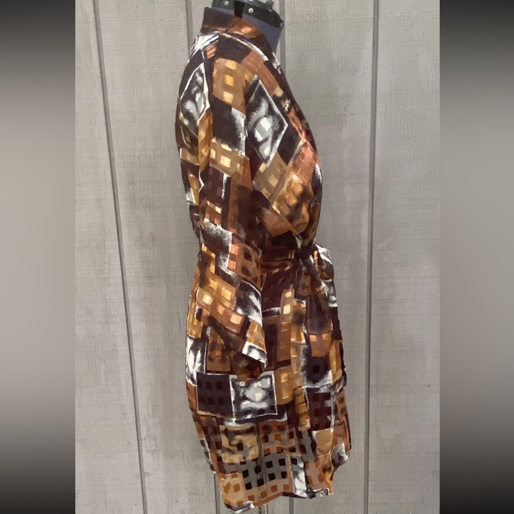 Elegant Women's Patchwork Kimono Robe